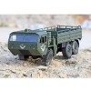 GLOYER Simulation Militaire 1/16 Camion Tout-Terrain 2.4G 6WD 500g Charge portante télécommande Voiture Pneu sans Chambre Tou