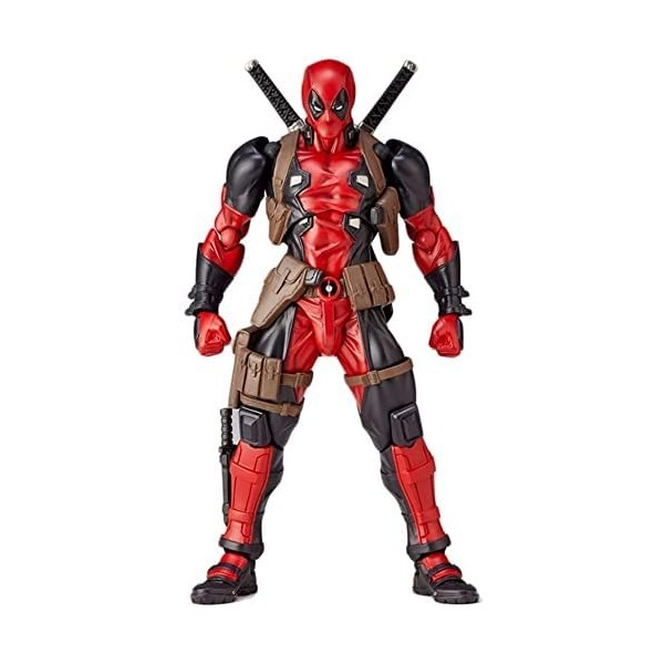 Graceever Figurine daction Deadpool - Figurine de Super-héros - en PVC - Joints - Modèle articulé - Cadeau danniversaire po