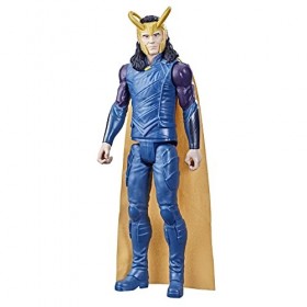 Marvel Avengers Titan Hero Series Collectible Loki Action Figure, Toy For Ages 4 and Up F2246, Black, 12-Inch