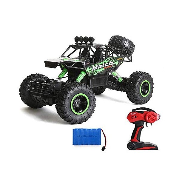 Grande Voiture télécommandée pour Enfants et Adultes, Camion de Course Tout-Terrain électrique 2,4 GHz, Buggy à dérive à Gran