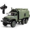 Camion Militaire RC, Voitures Militaires télécommandées Tout-Terrain, 2,4 GHz 6WD échelle 1:16, Jouet électrique de Transport