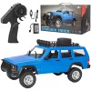 GLOYER Voitures télécommandées 2,4 GHz RC Truck Rock Crawler 1:12 Pleine échelle 4WD Tout-Terrain Clignotant télécommande Voi