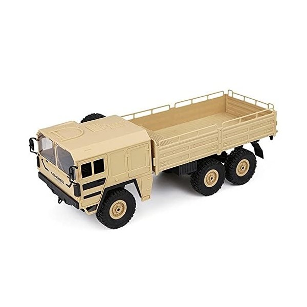 GLOYER Simulation Militaire Jouet pour Enfants Voiture télécommandée 6WD Escalade Tout-Terrain véhicule électrique RC lumière