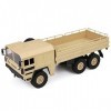 GLOYER Simulation Militaire Jouet pour Enfants Voiture télécommandée 6WD Escalade Tout-Terrain véhicule électrique RC lumière