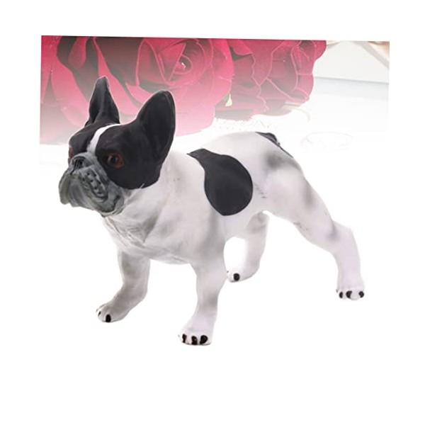 Toyvian 1Pc Chiot Jouet Chiot Jouets pour Enfants Miniatures Chien Figure Miniature Jardin Figurines Faune Figurines Modèle S