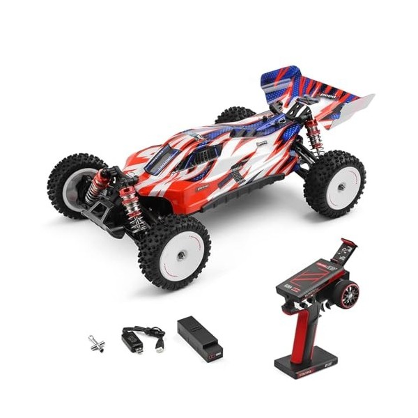 QIYHBVR 1/12 Voitures RC Rapides, Voitures Buggy RC 4x4 3s sans Balais avec ESC Indépendant, Camion De Voiture RC Passe-Temps