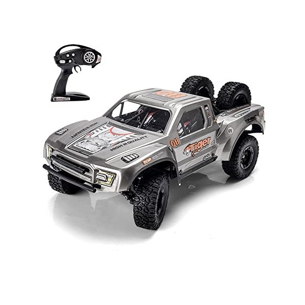 EERSTA Échelle 1/12, moteur sans balais, camion tout-terrain RC, voiture RC rapide 40 km/h, buggy RC 4 roues motrices, voitur