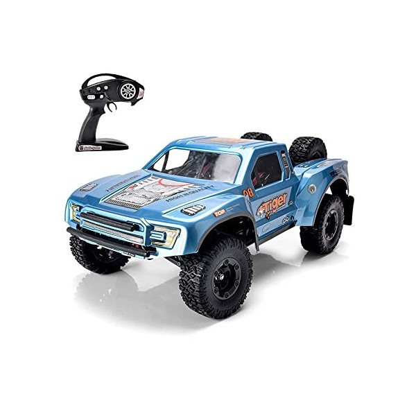 EERSTA Échelle 1/12, moteur sans balais, camion tout-terrain RC, voiture RC rapide 40 km/h, buggy RC 4 roues motrices, voitur