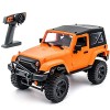 GLOYER Voiture radiocommandée Wrangler 1/18, véhicule Tout Terrain 4 × 4, Voiture télécommandée 2,4 G, camions radiocommandés