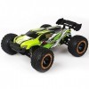 Voiture de Course RC, Voiture télécommandée à Grande Vitesse 2,4 Ghz, 1:16 4WD Voitures Jouets Buggy pour garçons Filles Cade