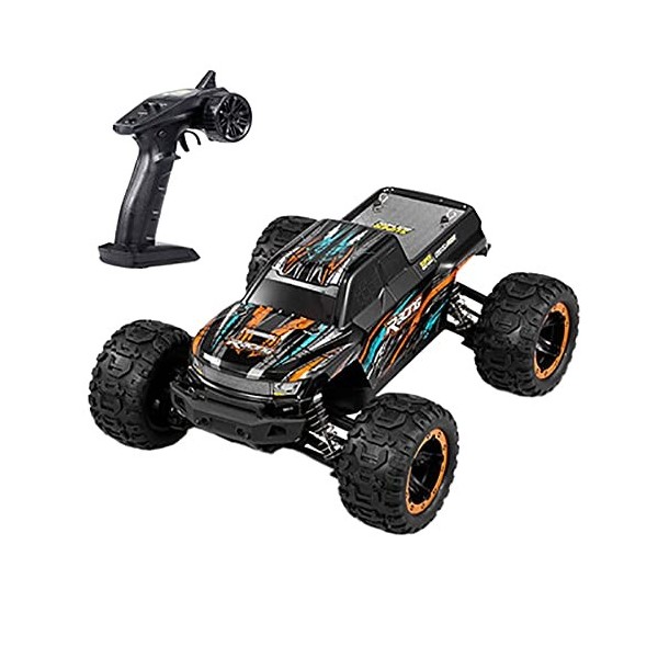 SUBECO Voitures RC Rapides sans balais à léchelle 1/16, camions télécommandés Tout-Terrain 4WD Vitesse de 45 KM/H pour Adult