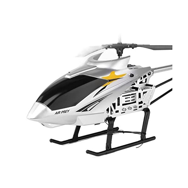 SUBECO Cadeaux dhélicoptère à Distance en Alliage Super Grand pour Adolescents garçons Filles 3,5 canaux 2,4 GHZ Gyro RC LED