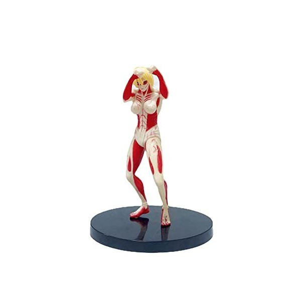 Statuette en PVC - Attaque des Titans - Objet de collection / cadeau / figurine d’animé / décoration Titan bestial 