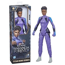 Marvel Studios - Black Panther : Wakanda Forever - Figurine Shuri Titan Hero Series - 30 cm - à partir de 4 Ans