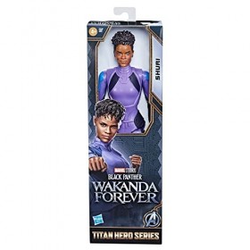 Marvel Studios - Black Panther : Wakanda Forever - Figurine Shuri Titan Hero Series - 30 cm - à partir de 4 Ans