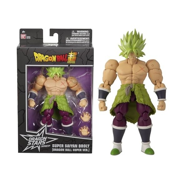 Bandai Ball Figurine Dragon Stars 17 cm-Super Saiyan Broly, 36190, No Color