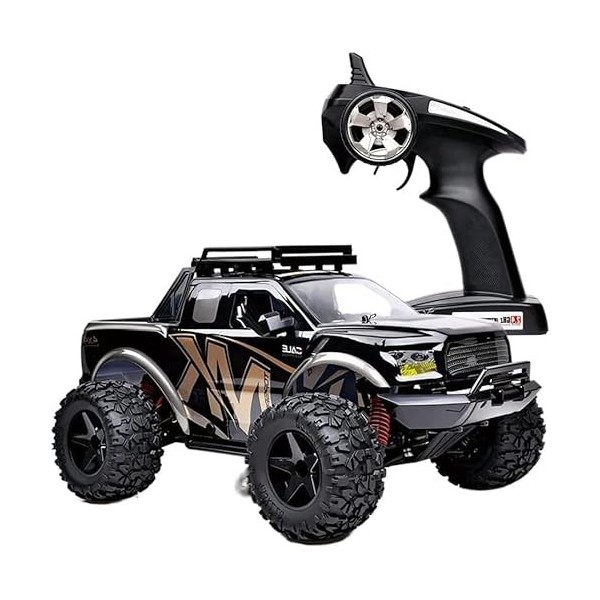 GUYANA Voitures RC à léchelle 1:10, Camion Monstre RC étanche, Vitesse de Plus de 40 km/h, Voitures RC Rapides pour Enfants 