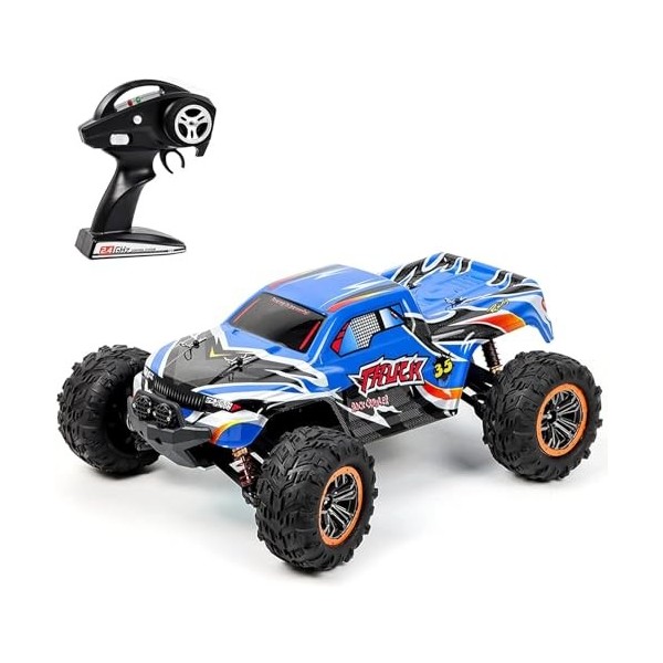 SUBECO 1:12 Camion télécommandé Rapide pour Adultes, 35 km/h Haute Vitesse 4WD 2,4 GHz Tout-Terrain Monster RC Truck, Grand v