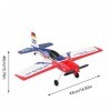 SZITW Planeur davion RC Avion RC sans balais Avion télécommandé électrique Gyroscope 3D / 6G Un bouton décolle et atterrit P