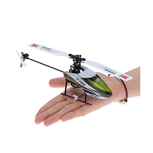 SZITW Hélicoptère RC 6CH 3D 6G Système hélice unique sans aileron Télécommande Avion RTF 120 m Télécommande Distance RC Hélic