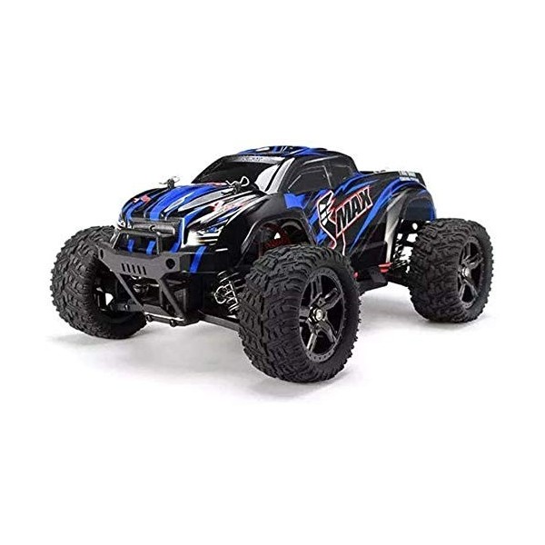 OSBELE 1/16 2,4 G 4WD brossé 4 x 4 Double Moteurs Camion SMAX RC Voiture télécommandée modèle véhicule Tout-Terrain Jouet, Bl