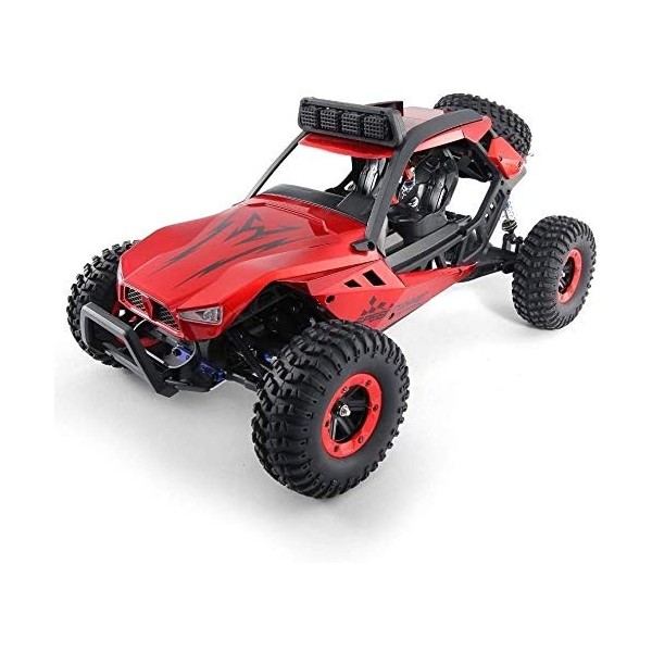 OSBELE Voiture RC descalade en Alliage, Camion RC Monster à Quatre Roues motrices 2,4 G, Buggy RC Absorbant Les Chocs 7 km/h