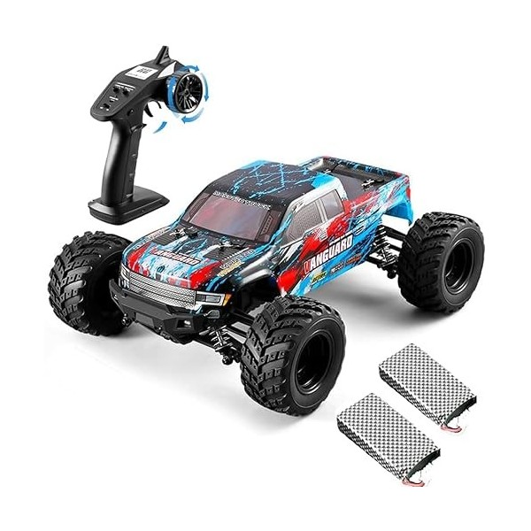 SUBECO Camion RC à Chargement à Grande échelle 1/12, Monstre de Rallye électrique 2,4 G RTR, Voiture télécommandée Rapide 32 