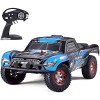 GLOYER Voiture de dérive RC pour Adulte 1/12 16,5 Voiture Rc Short Course Rally Truck 4WD Véhicule électrique Tout Terrain 