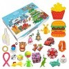 BRAINYTOYS Calendrier DellAvent Ensemble Jouets 2022 Push Pop Fidget Toys Pack, Jouets Anti-Stress Avec Ensemble Jouets à Bu