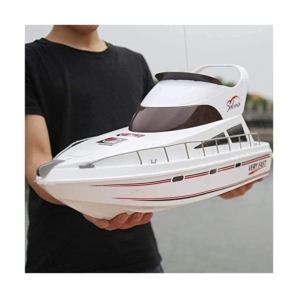 SZITW Bateau RC 27,6 pouces 2,4 GHz 4CH sans fil RC bateau jouet haute vitesse télécommande sans fil bateau de vitesse pour p