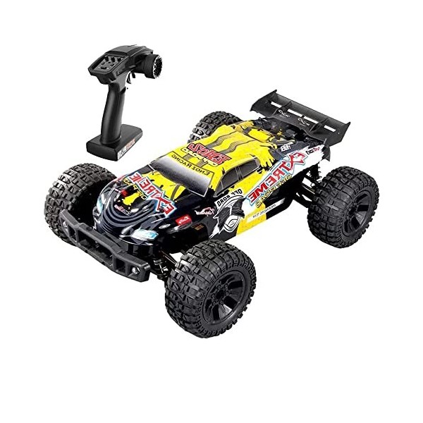 SUBECO Voiture télécommandée échelle 1:10 40 km/h 4WD RC, Voiture télécommandée Tout-Terrain à Grande Vitesse pour Adultes, J