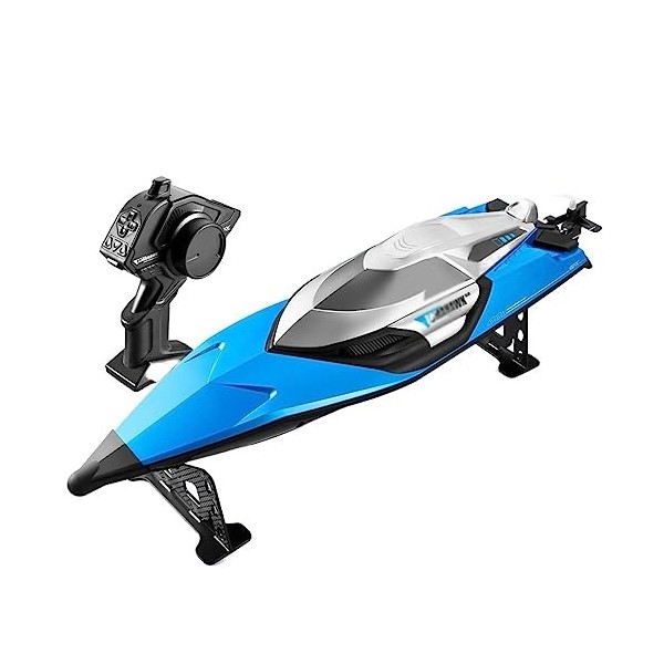 SUBECO Bateau RC pour Adultes et Enfants, Bateau télécommandé de Plus de 20 MPH, Bateau à Grande Vitesse de 2,4 GHz pour pisc