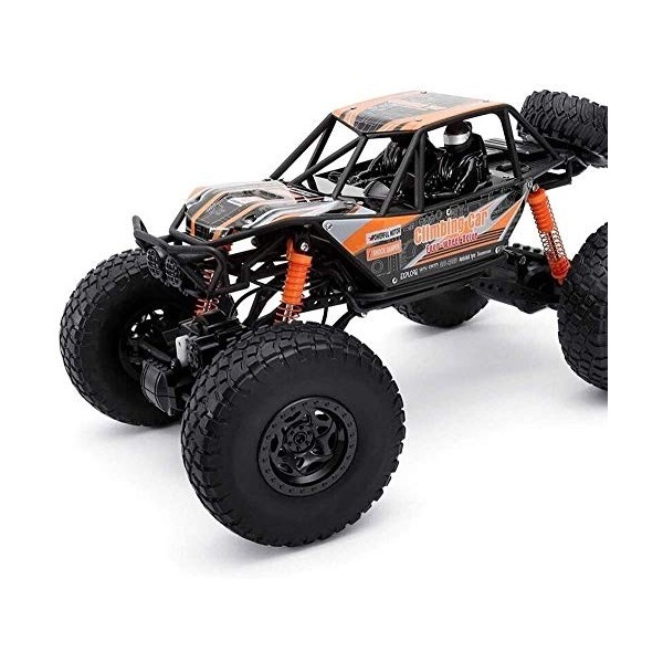 OSBELE Voitures RC 1:10 Camion télécommandé Rechargeable 4WD Tout-Terrain Camion RC Rock Crawler 2.4Ghz 8.2 km/h Voiture des