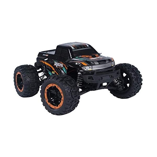 1/16 2.4G 4WD 45 km/h Voiture RC sans balais avec lumière LED Camion Tout-Terrain électrique modèle RTR VS 9125 Orange