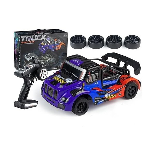 GUYANA 1:16 Échelle RC Car Desert Buggy Haute Vitesse 35 km/h + 4x4 Voitures de Course Rapides RTR Racing 2,4 GHz Radio Téléc