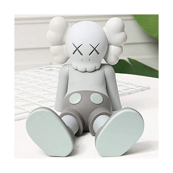 Prototype KAWS Original Faux Compagnon Modèle Art Jouets Action Figure à collectionner Modèle Noir 15 cm