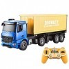 DFERGX RC Semi Camion RC Camion Pelle Jouets RC Tracteur Télécommande Remorque Camion Électronique Construction Véhicules Jou