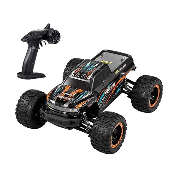 Voiture télécommandée pour enfants et adultes 4x4 1:16 Grandes voitures RC sans balais à plus de 45 km de vitesse - Monster T