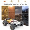 PRENDRE Voiture télécommandée, échelle 1:16 4WD Haute Vitesse 45 km/h RC Monster Truck 2.4Ghz Hors Route RC Camion véhicule a