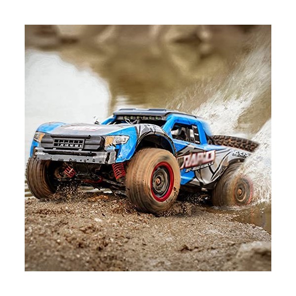 QIYHBVR Voiture Télécommandée Brossée/sans Balai 2.4Ghz RC Cars 4WD Puissant Tout Terrain Camion Tout-Terrain Étanche Voiture