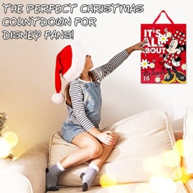 Disney Calendrier de lAvent Fille Minnie Mouse 2023 Bijoux et Accessoires Cheveux Enfant