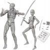 Figurines daction Body-Kun DX & Body-Chan DX en PVC Modèle SHF Enfants Collector Toy Gift Model Mannequin Dessin Modèles pou