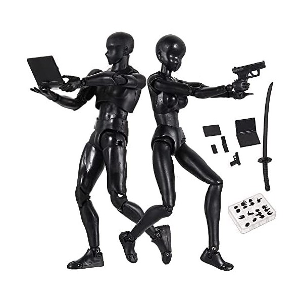 Figurines daction Body-Kun DX & Body-Chan DX en PVC Modèle SHF Enfants Collector Toy Gift Model Mannequin Dessin Modèles pou