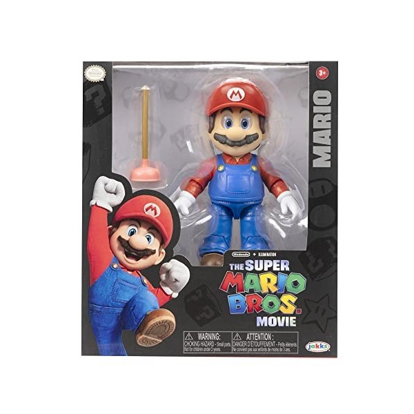 Super Mario Movie Nintendo Action Figurine de Peach de 13 cm de Haut, articulée et extrêmement détaillée, avec Accessoire Inc
