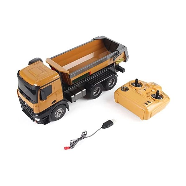 Biiiouu dix Ch RC Camion de change alliage de commande à distance Rtr Jouet for enfants Rc Tracteur de construction de camion