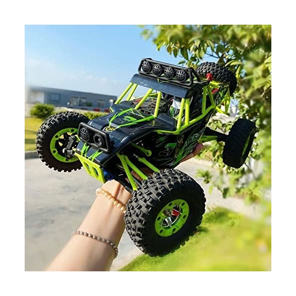 AFEBOO Voiture RC À Léchelle 1:12, 4 Roues Motrices Haute Vitesse 50 Km/h Tout-Terrain RC Monster Truck, Camion Jouet Électr