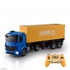 UimimiU Remorque de conteneur de camion de camion à distance de la télécommande de grande taille Rc Modèle de voiture Toy 2.4