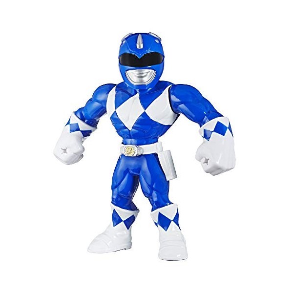 Power Rangers Playskool Super Hero Adventures Mega Mighties - Figurine Ranger Noir - 25 cm