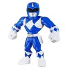 Power Rangers Playskool Super Hero Adventures Mega Mighties - Figurine Ranger Noir - 25 cm