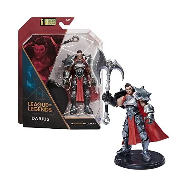 League of Legends - Figurine 10 CM Darius - Figurine Articulée Darius 10 cm A Collectionner - avec Détails Qualité Et 1 Acces
